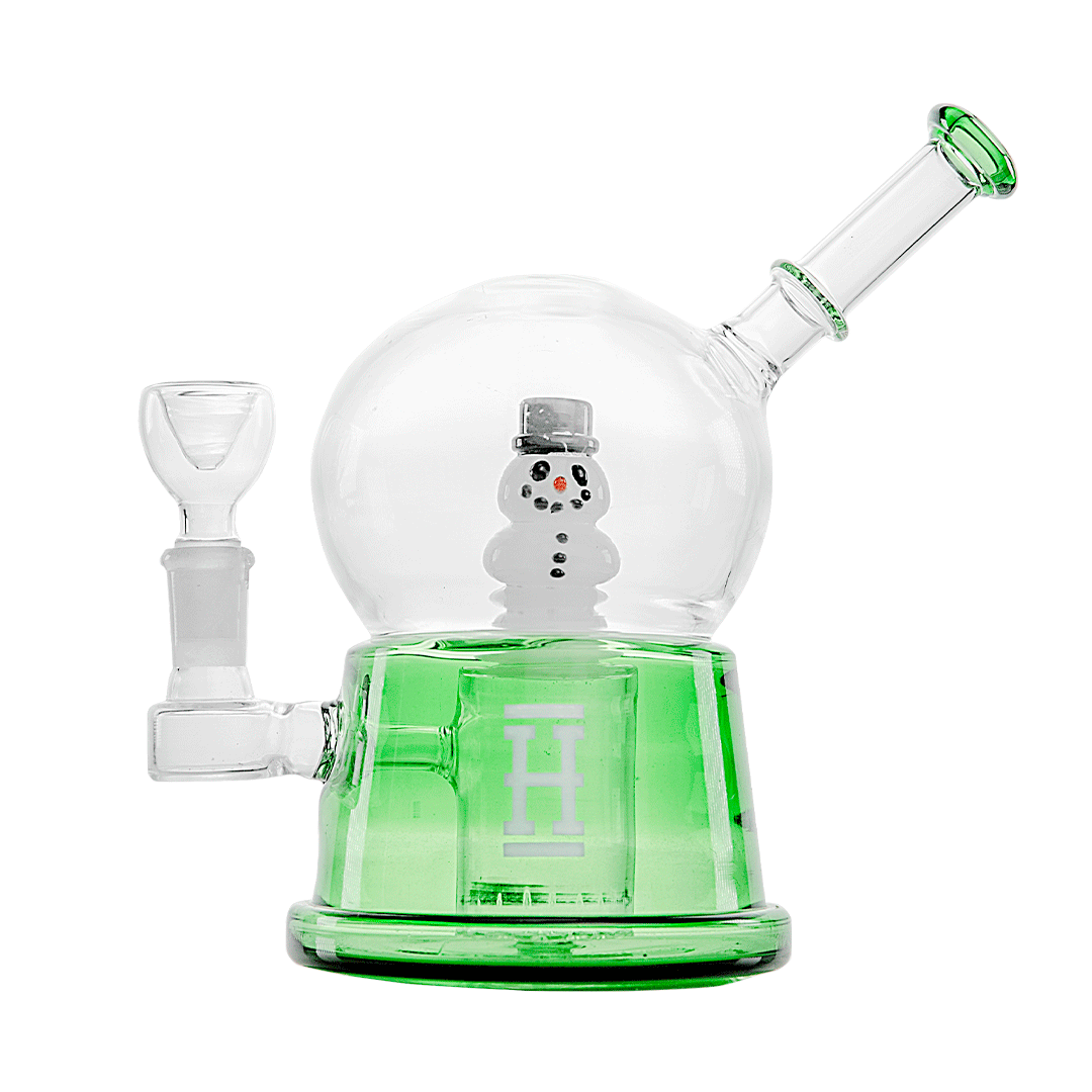 Snow Globe XL Water Pipe – Luxe Holiday Edition