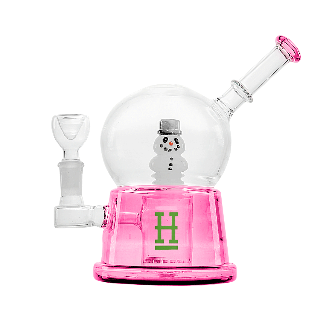 Snow Globe XL Water Pipe – Luxe Holiday Edition